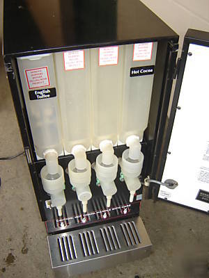 Celiware 4 flavors hot chocolate, cappuccino dispenser