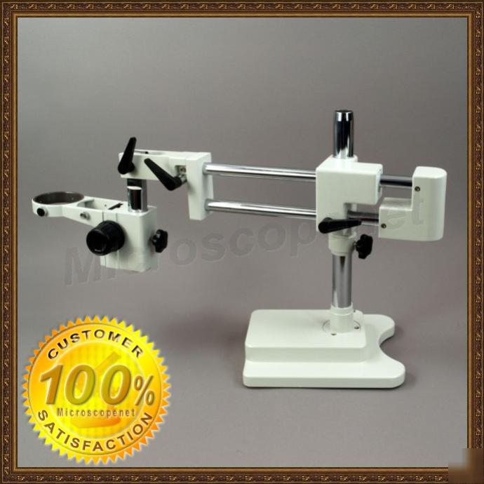 Dual-bar boom stand for stereo microscopes +focus assem
