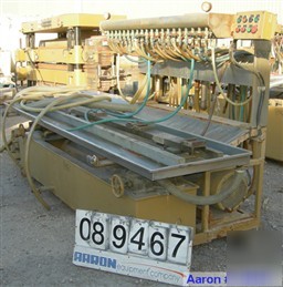 Used: becz machine vacuum calibration table, model 004.