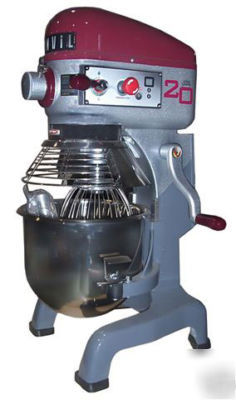 Vollrath tabletop mixer 20 qt 3 speed gear driven 40757