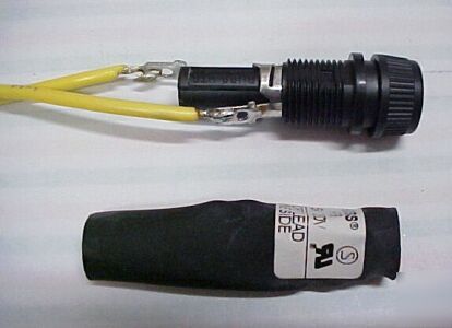 3 bussmann 5 x 20MM panel mount fuse holders 16A 250V