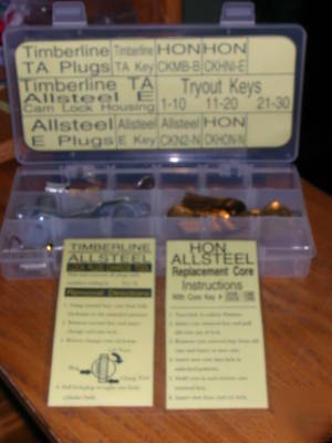 Desk & cabinet lock plug kit,locksmith,retail,handy man
