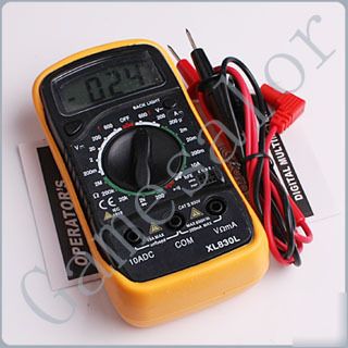 Digital pocket dc/ac multimeter tester measurer #9923
