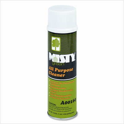 Green all-purpose cleaner, 19OZ aerosol can, 12/carton