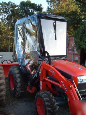 Kioti CK25 CK30 tractor cab enclosure w/ wiper 