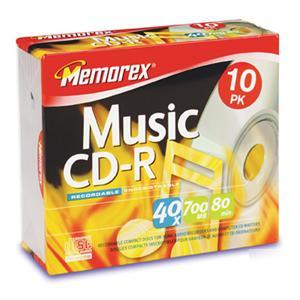 Memorex 40X cd-r media