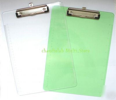 New transparent colorful clipboard A4 size 9