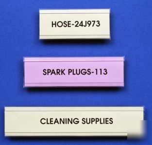 New wise econoholder label holders sa 7/8 x 12 lot 25