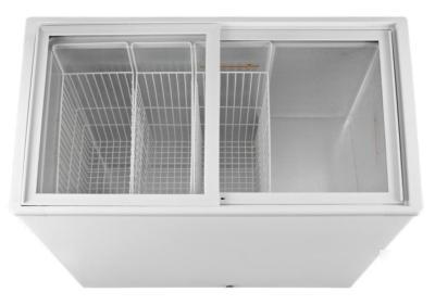 Summit angled sliding glass lid ice cream freezer 53