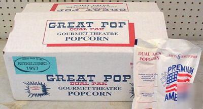 Portion pk 6OZ popcorn machines salt,oil all IN1 fre sh