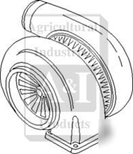 Turbocharger a-74009171 allis-chalmers tractor