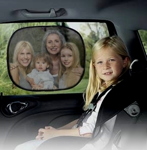 10 company logo promotional sun shades,side window,