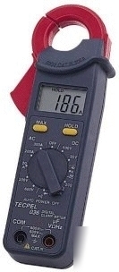 300A ac & frequency clamp meter - tecpel dcm-036