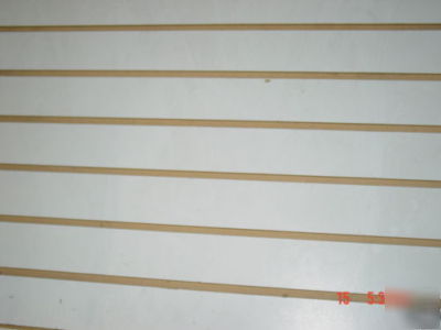 4' x 1' slatwall, slat wall (used) 110 pieces