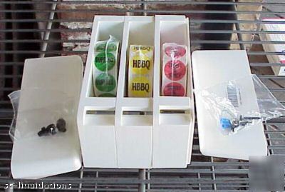 Dot-it food label dispenser kit, for 3 rolls of labels