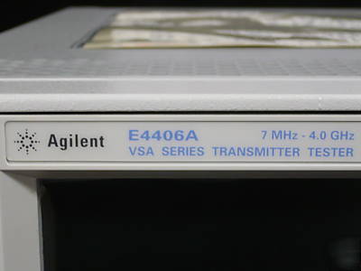 Hp E4406A vsa transmittertester,**no **
