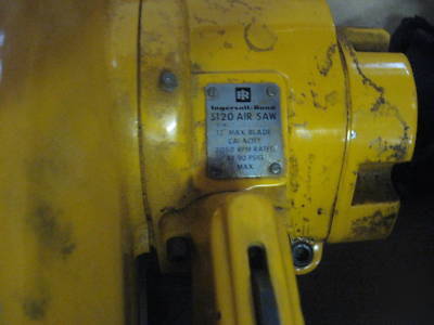 Ingersoll rand pneumatic or air powered circular saw