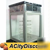 Merco savory dht-1 heated pizza food snack display case