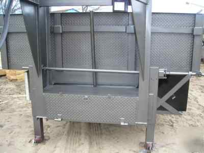 New 8 x 24 x 2 drop sides dump trailer gooseneck 24 k