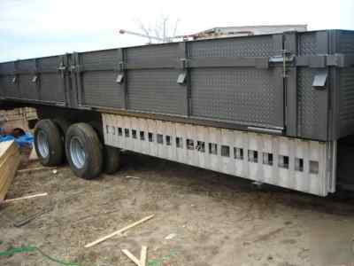 New 8 x 24 x 2 drop sides dump trailer gooseneck 24 k