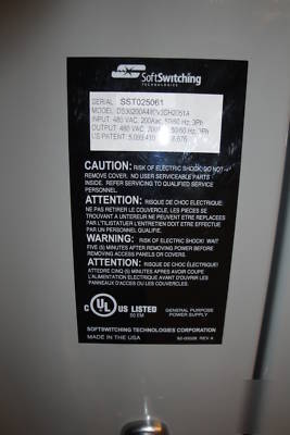 3 phase 480 ups/sag soft switching technologies prodysc
