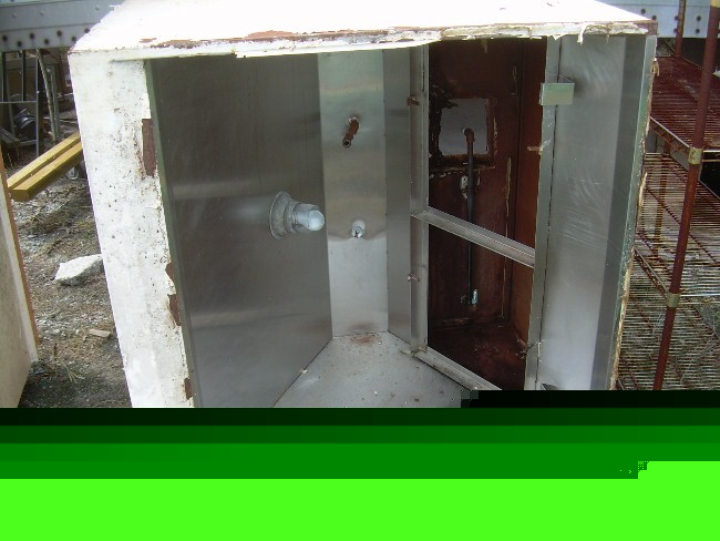 4' restaurant ventilation exhust hood stainless