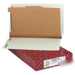 New 4 section pressboard end tab classification fold...