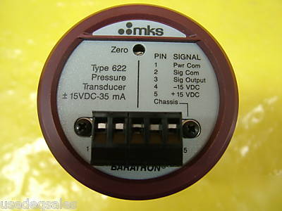 New mks baratron manometer 100 torr 622A12TAE 