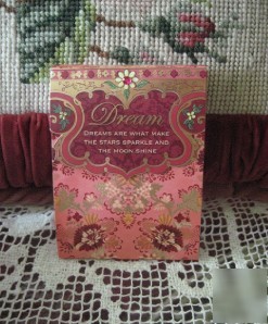 Sweet ~ victorian dream magnetic purse notepad w/jewel