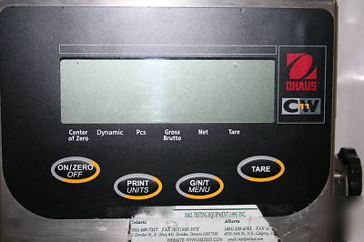 Ohaus champ bench scale CQ100LW with cw-11 indicator