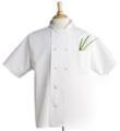 Short sleeve chef coat easy care white 415 (xlarge)