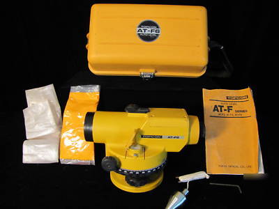 Topcon ~ at-F6 auto level with case ~ free ship ~ 
