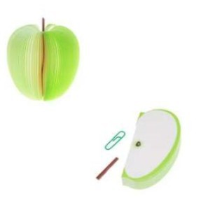 Unique creative apple shaped memo pad - 120 pages