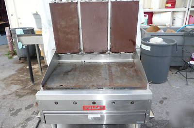 Vulcan hamburger griddle clamshell grill gdc-36 gas 