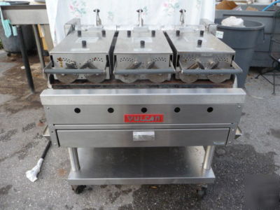 Vulcan hamburger griddle clamshell grill gdc-36 gas 