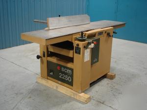Scmi model 2250 planer / jointer combination machine