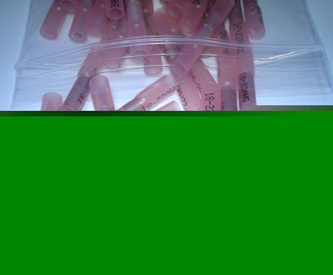 50 heat shrink butt connectors wire terminals 22-18 awg