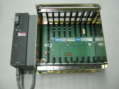 Allen bradley 1771-P7 d power supply w/1771-A2B chassis