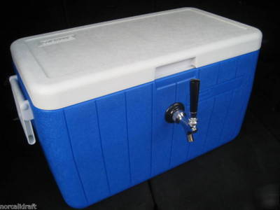 Draft keg beer cooler single jockey box kegerator 