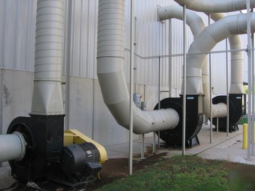 Dust collector system with 3 blowers 18FTX18FTX60FTALL 