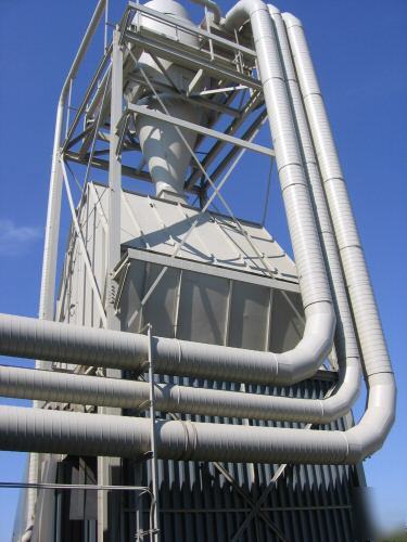 Dust collector system with 3 blowers 18FTX18FTX60FTALL 