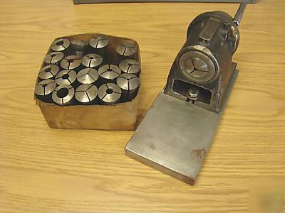 Hardinge h-4 5C indexer mill milling 18 collets set