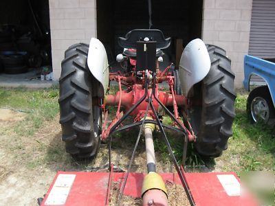 1951 ford 8N tractor refurbished + bushhog + box blade