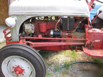 1951 ford 8N tractor refurbished + bushhog + box blade