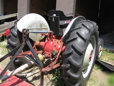 1951 ford 8N tractor refurbished + bushhog + box blade