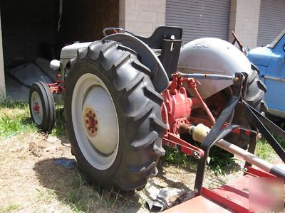 1951 ford 8N tractor refurbished + bushhog + box blade