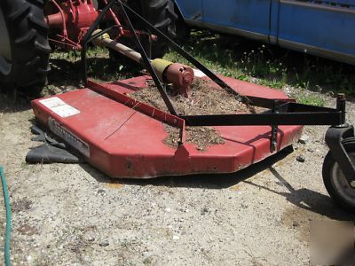 1951 ford 8N tractor refurbished + bushhog + box blade