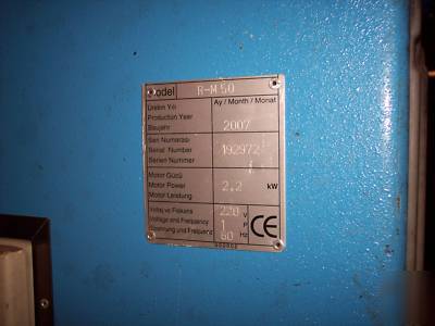 2007 baileigh r-M50 ring roll bender