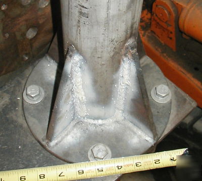 Extra heavy duty tooling cabinet w/ jib crane