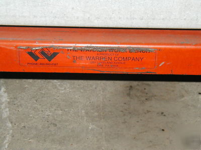 Extra heavy duty tooling cabinet w/ jib crane